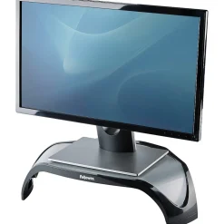 Fellowes Smart Suites Corner Monitor Riser, Up to 32", Black (8020101)