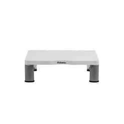 Fellowes Standard Adjustable Monitor Riser, Up to 32", Platinum (91712)