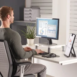 Fellowes Standard Adjustable Monitor Riser, Up to 32