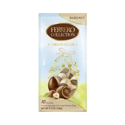 Ferrero Rocher Collection Crispy Eggs Snack Size Hazelnut Milk Chocolate Pieces, 3.5 oz. (FEU63205)