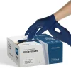 FifthPulse Powder Free Nitrile Gloves, Latex Free, Medium, Navy Blue, 50/Box (FMN100179)