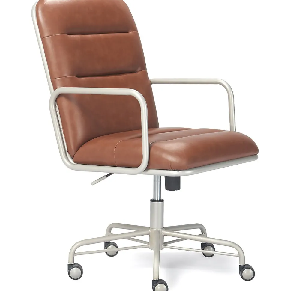 Finch Franklin Bonded Leather Computer and Desk Chair, Camel (CHR10060B)