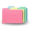 Find It 4" x 6" Tabbed Index Cards, Assorted Colors, 48/Pack (FT07218)