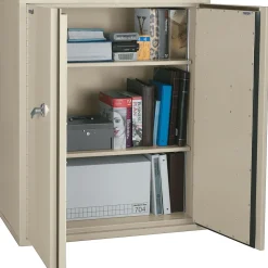 FireKing 1 Hour Fire Resistant Storage Cabinet, 3-Shelf, Parchment, 19 1/4"D, Inside Delivery