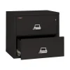 FireKing Classic 2-Drawer Lateral File Cabinet, Fire Resistant, Letter/Legal, Black, 31.19"W (2-3122-CBL)