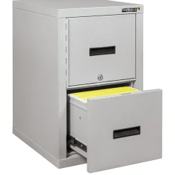FireKing® FireShield 2-Drawer Vertical File Cabinet, Letter/Legal, Diamond Stone (2S1822-DDSSF)