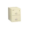 FireKing 1-Hour 2-Drawer 25" Letter Fire Resistant Vertical Cabinet, Putty