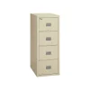 FireKing Patriot 4-Drawer Vertical File Cabinet, Fire Resistant, Letter, Parchment, 31.56"D (4P1831-CPA)