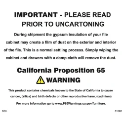 FireKing Safe-In-A-File Vertical File Cabinet, Legal, 2-Drawer, Parchment, 31 1/2"D