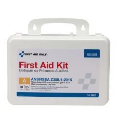 First Aid Only First Aid Kits, 16 Pieces, White (90569)