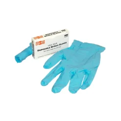 First Aid Only Nitrile Exam Gloves, Latex Free, 4/Box (21-026/AN5011)