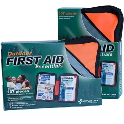 First Aid Only Outdoor First Aid Kit,107-Piece, Orange (FAO-420)