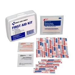 First Aid Only Personal First Aid Kit, Plastic Case, 13 Pieces (90101)