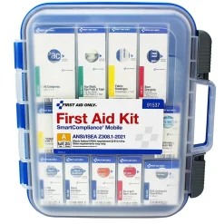 First Aid Only SmartCompliance Plastic First Aid Kit, ANSI Class A, 25 People, 112 Pieces (91537)