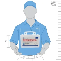 First Aid Only Unitized Metal First Aid Kit, 10 People, 65 Pieces (240-AN)