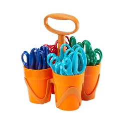 Fiskars Kids' Scissors, Blunt Tip, Assorted Colors, 24/Pack (1067049)