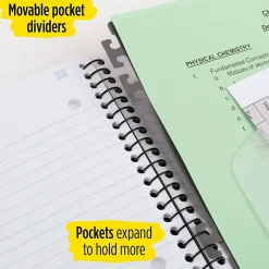 Five Star Advance 3-Subject Notebooks, 8.5