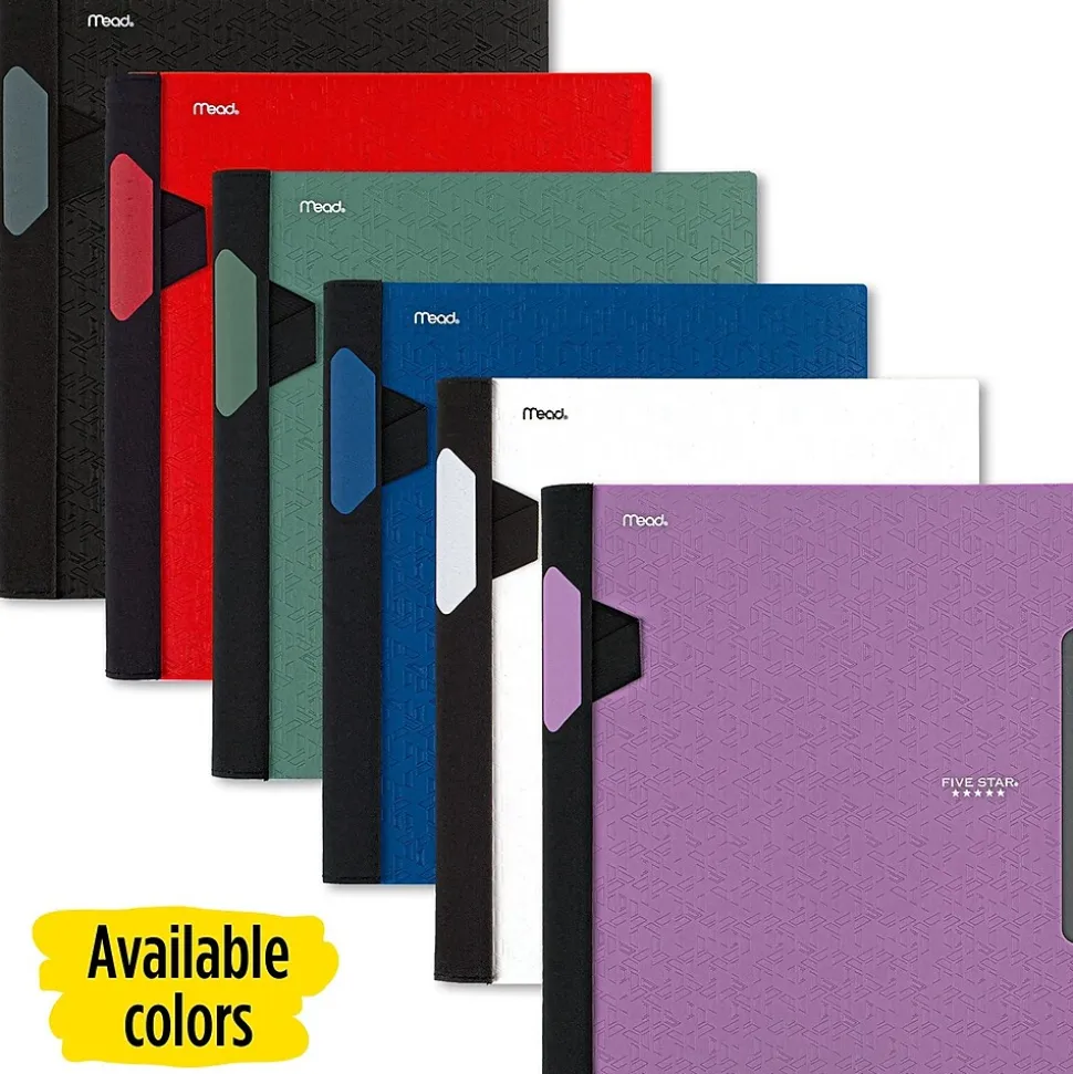 Five Star Advance 5-Subject Subject Notebooks, 8.5" x 11", College Ruled, 200 Sheets (06326)