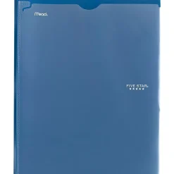 Five Star Pocket and Prong 3-Hole Punched 2-Pocket Folders, Assorted Colors (34136)