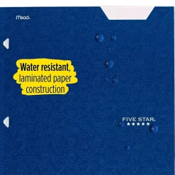 Five Star 4-Pocket Laminated Folder, Assorted Colors (33106)