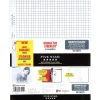 Five Star Reinforced Graph Ruled Filler Paper, 8 1/2" x 11", White, 100 Sheets/Pack (17012)