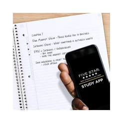 Five Star Soft Petals 1-Subject Notebooks, 8.5