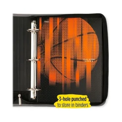 Five Star Sports 3-Hole Punched 4-Pocket Folder, Assorted Colors (33176)
