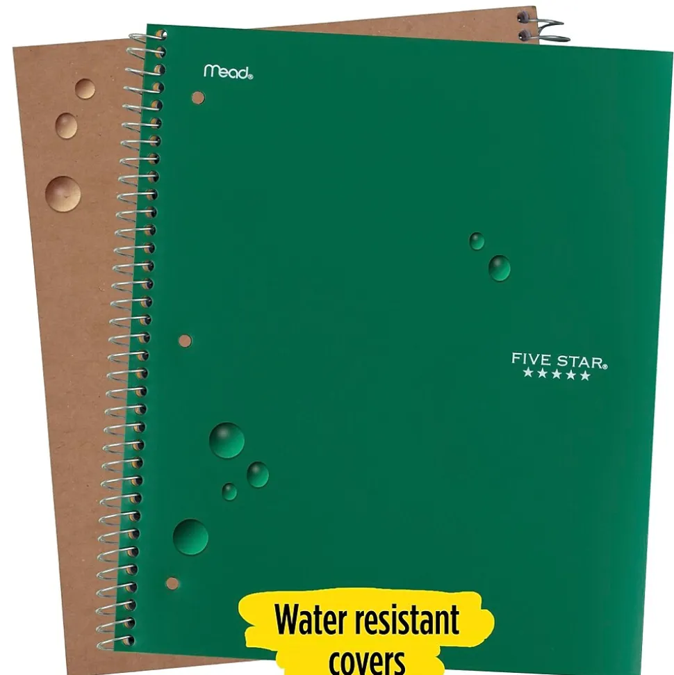 Five Star 3-Subject Notebooks, 8.5" x 11", College Ruled, 150 Sheets (06050/06210)