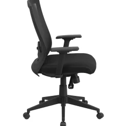 Flash Furniture Cleo Ergonomic Mesh Swivel Mid-Back Executive Office Chair, Black (HL0004K)