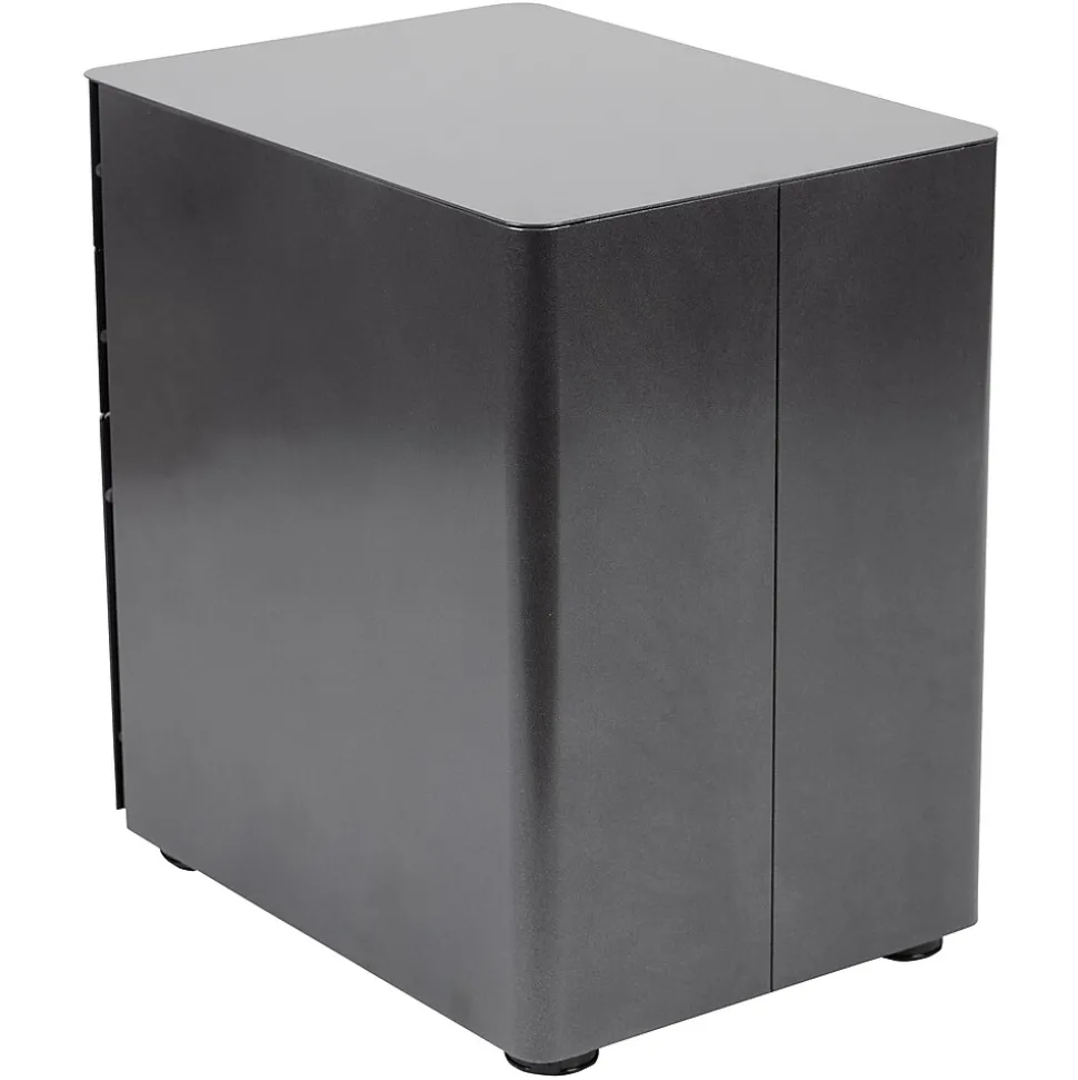 Flash Furniture 3-Drawer Cabinet, Legal & Letter Files, Black, 21" (HZCHPL01BK)