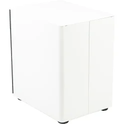 Flash Furniture 3-Drawer Cabinet, Legal & Letter Files, White/Charcoal, 21