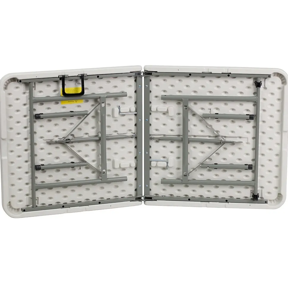 Flash Furniture Elon Folding Table, 60" x 30", Granite White (DADYCZ152Z)