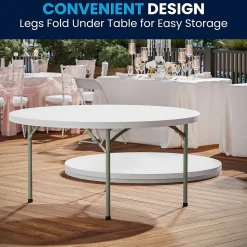 Flash Furniture Elon Folding Table, 59.75