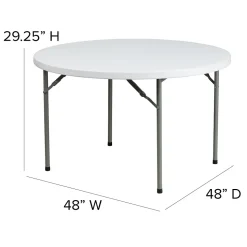 Flash Furniture Elon Folding Table, 48