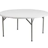 Flash Furniture Elon Folding Table, 60.75" x 60.75", Granite White (DADYCZ1GW)