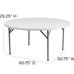 Flash Furniture Elon Folding Table, 60.75