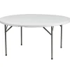 Flash Furniture Elon Folding Table, 60" x 60", Granite White (DADYCZ154GW)