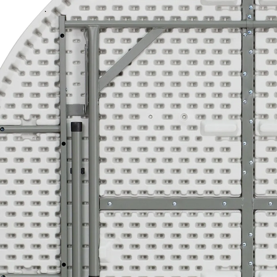 Flash Furniture Elon Folding Table, 60" x 60", Granite White (DADYCZ154GW)