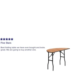 Flash Furniture Furman Folding Table, 48