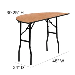 Flash Furniture Furman Folding Table, 48
