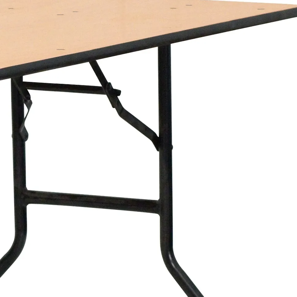 Flash Furniture Gael Folding Table, 72" x 30", Natural (YTWTFT3072TBL)