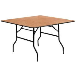 Flash Furniture Gerry Folding Table, 48" x 48", Natural (YTWFFT48SQ)
