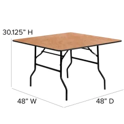 Flash Furniture Gerry Folding Table, 48