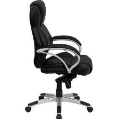 Flash Furniture Hawkins Ergonomic LeatherSoft Swivel High Back Executive Office Chair, Black (H9626L2)