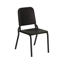 Flash Furniture HERCULES™ Polypropylene Stackable Melody Band/Music Chair, Black, 12/Pack
