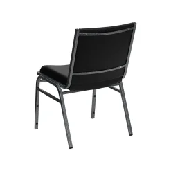 Flash Furniture HERCULES™ Vinyl Heavy Duty Stack Chair, Black, 40/Pack (40XU60153BKVYL)
