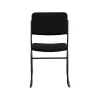 Flash Furniture HERCULES™ High Density Fabric Stacking Chair With Sled Base, Black, 20/Pack (20XU8700BLKB30)