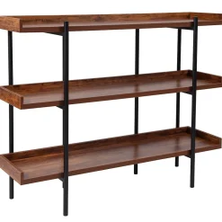 Flash Furniture HERCULES Series 18" Storage Shelf, Rustic (JN2542B3)
