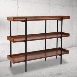 Flash Furniture HERCULES Series 18" Storage Shelf, Rustic (JN2542B3)