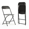 Flash Furniture HERCULES Series Plastic Banquet/Reception Chair, Black, 2/Pack (2LEL3BLACK)